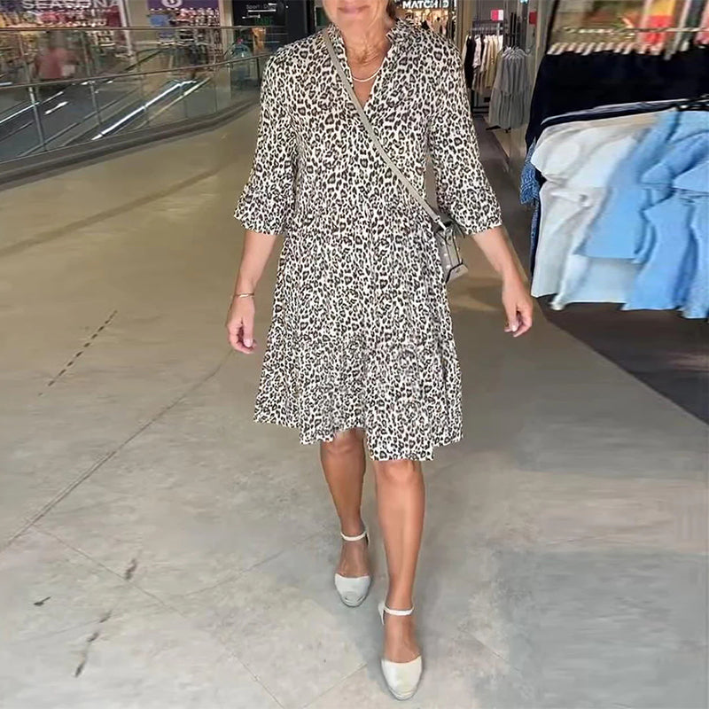 Sukienka w panterkę