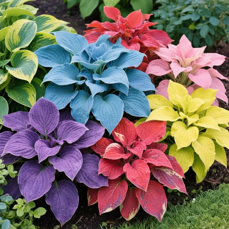🌞 Easy-to-Grow Colorful Hostas for Year-Round Beauty🪴