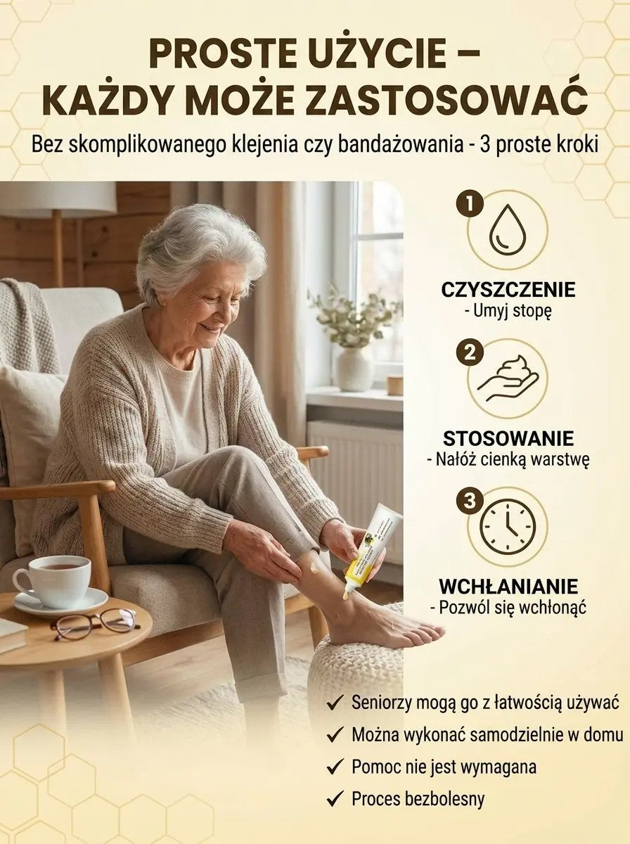 Krem do usuwania modzeli i odcisków z jadem pszczelim