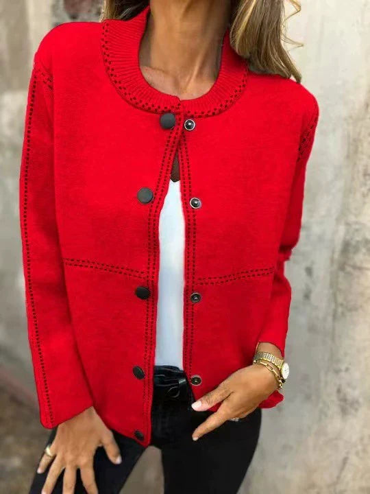 🌸Specjalne oferty wiosenne💐 Damski sweter kardigan zapinany na guziki