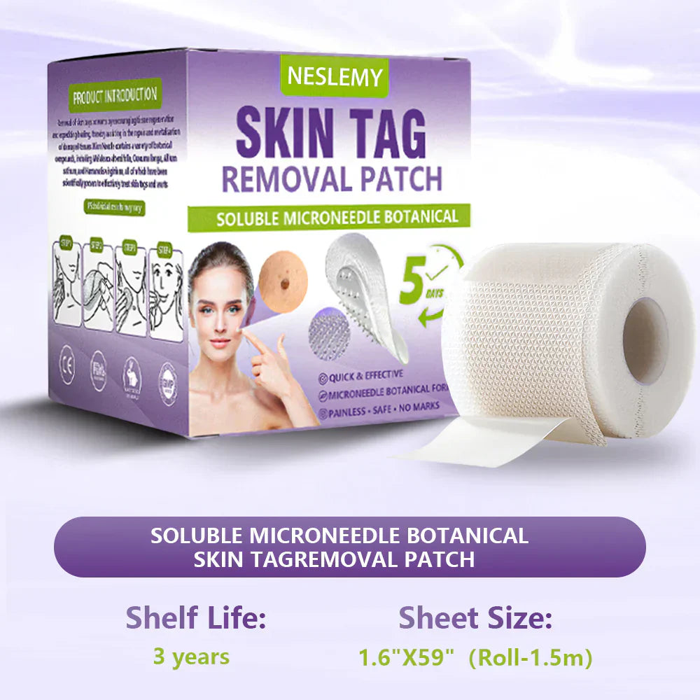 🌿NESLEMY® Rozpuszczalny plaster botaniczny z mikronakłuwaczami do usuwania narośli skórnych
