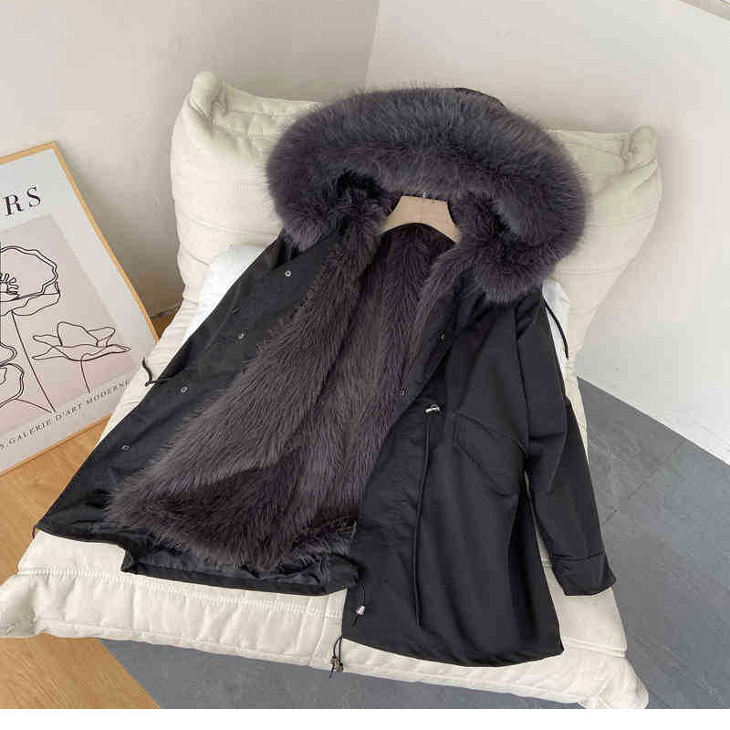 【M-3XL】🔥Męski płaszcz ze sztucznej norek