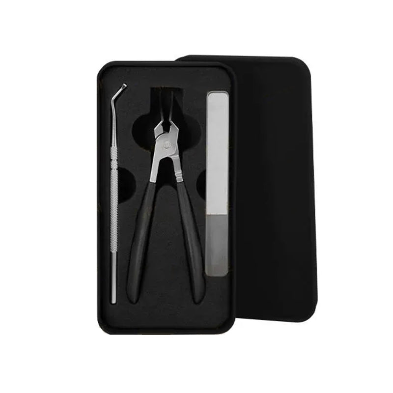 2025 Połowa ceny 🔥 Odporne na zachlapanie 25° obcinacze do paznokci ze ściętymi końcami, zestaw 3 sztuk