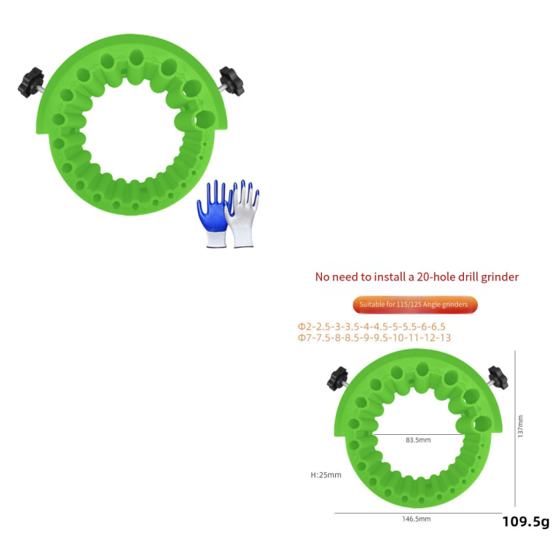 🔥 Wielofunkcyjna ostrzałka do wierteł do szlifierek kątowych