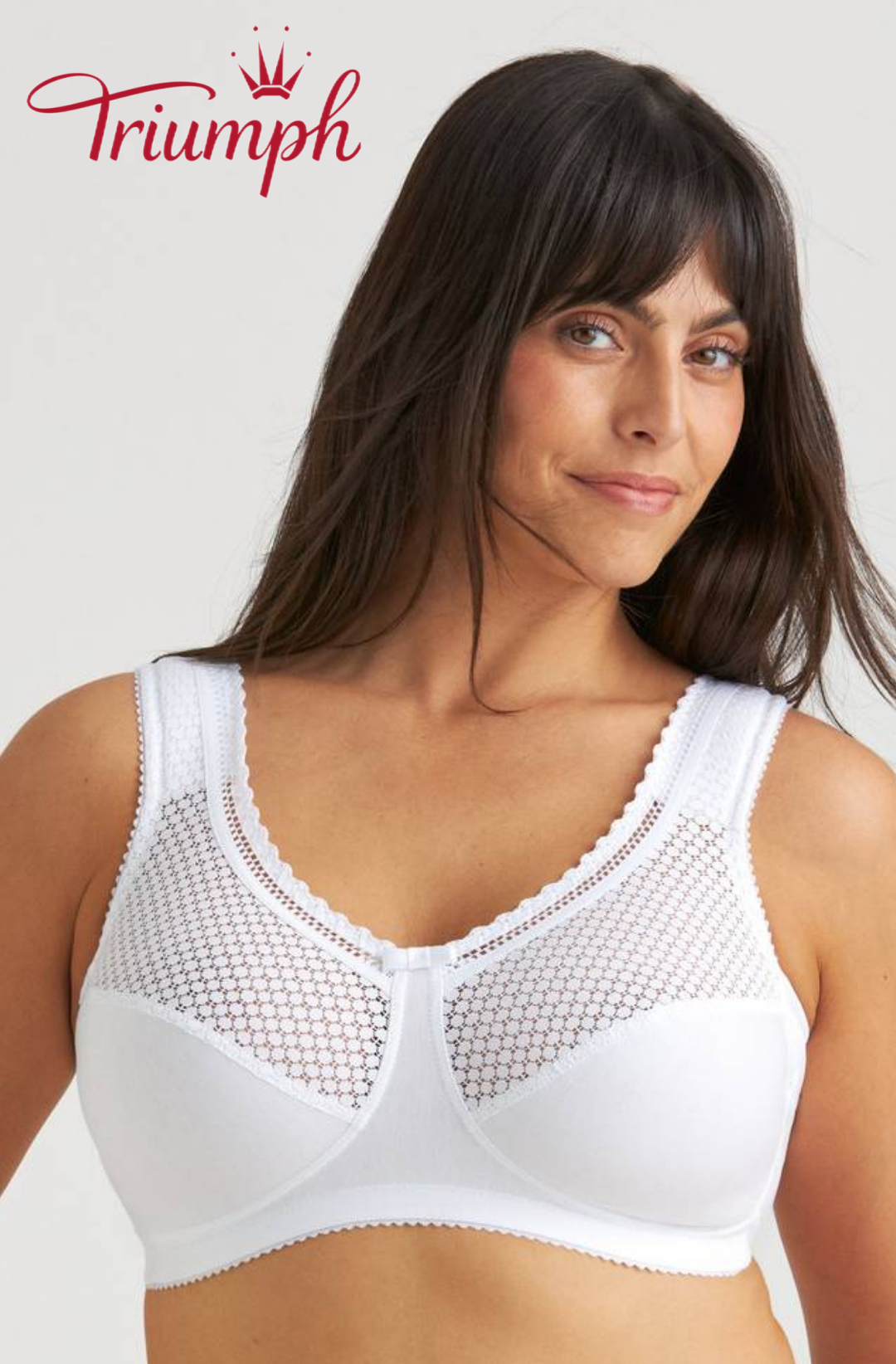 Triumph - komplet 4-częściowy 🔥 Biustonosz koronkowy Printed Comfort