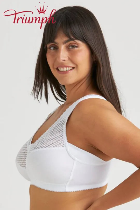 Triumph - komplet 3-częściowy 🔥 Wygodny koronkowy biustonosz z nadrukiem