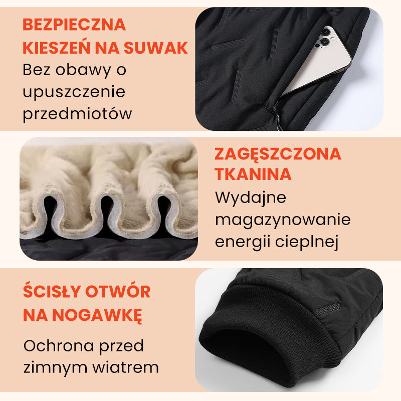Wełniane spodnie do biegania unisex