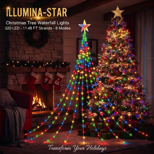 🎁Wczesna wyprzedaż świąteczna 50% TANIEJ🎄Lampki choinkowe Starlight Cascade