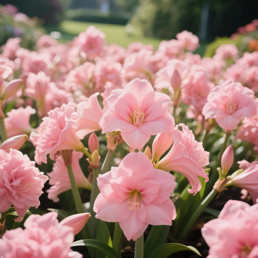 🌺Podwójne cebule amarylisów o zapachu kwiatów – kwitnące w 40 dni