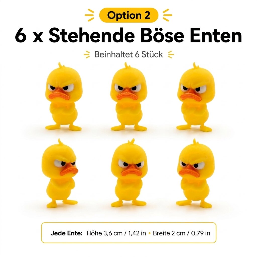 😠 Figurka Angry Duck Desk – Dodaj odrobinę zawadiackiego charakteru swojemu biurku! 🐥