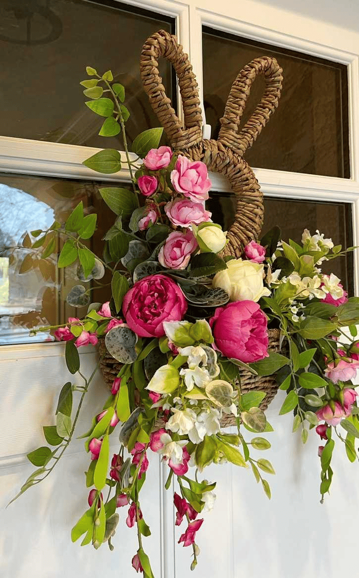 🔥 Wiszący koszyk na króliki, kieszonkowy, wiosenny, dekoracyjny