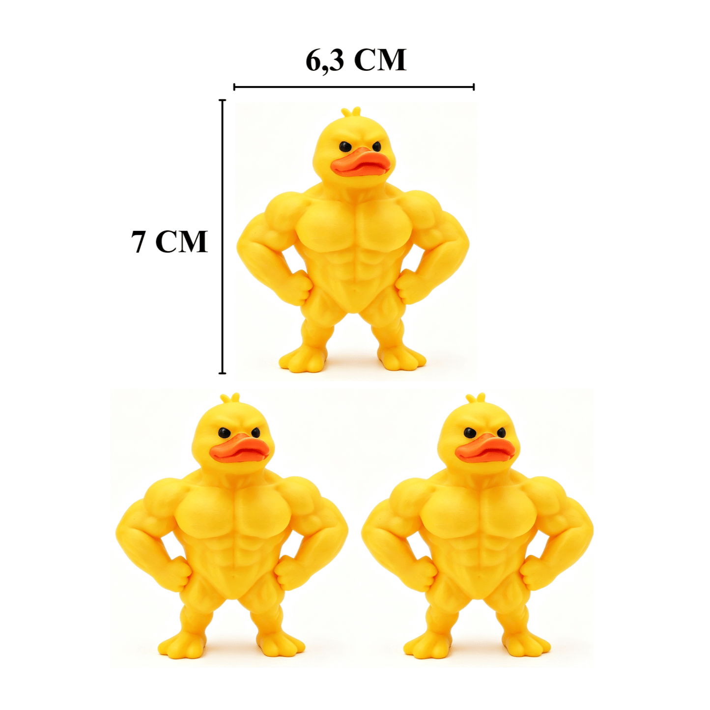 😠 Figurka Angry Duck Desk – Dodaj odrobinę zawadiackiego charakteru swojemu biurku! 🐥