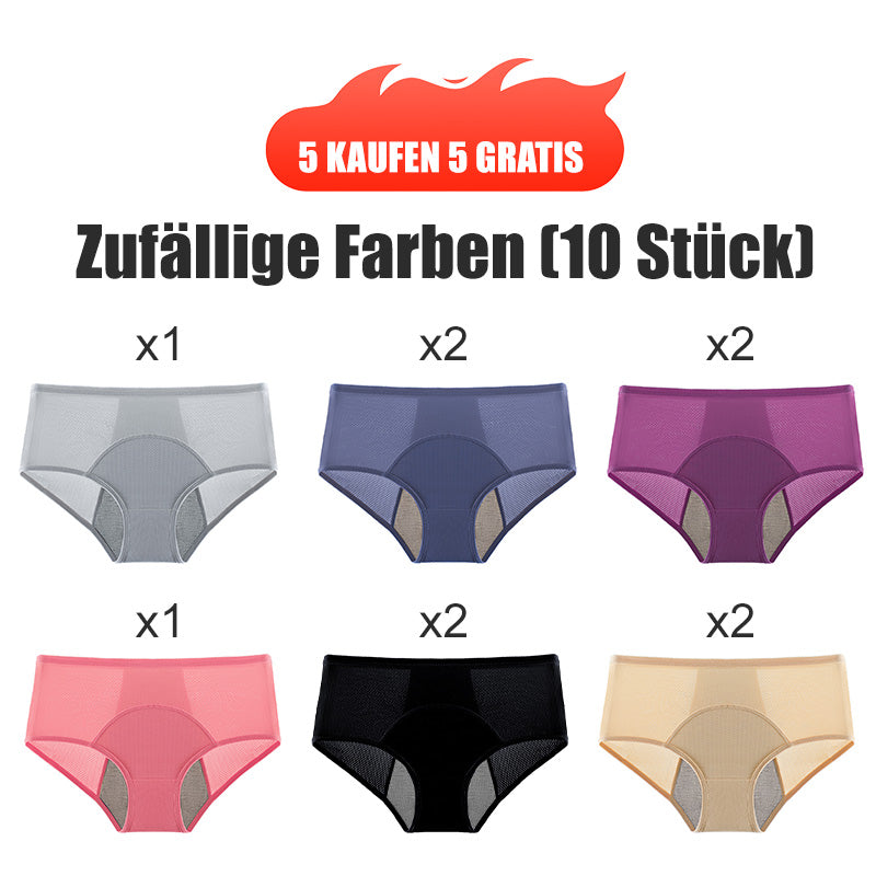 (L-8XL)🌸Kup 2, a 1 dostaniesz gratis🔥Damska bielizna z wysokim stanem i zabezpieczeniem przed przeciekaniem👙