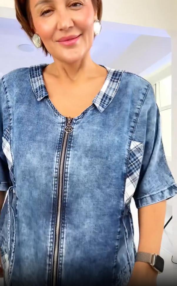 Damskie letnie modne spodnie z okrągłym dekoltem i zamkiem błyskawicznym