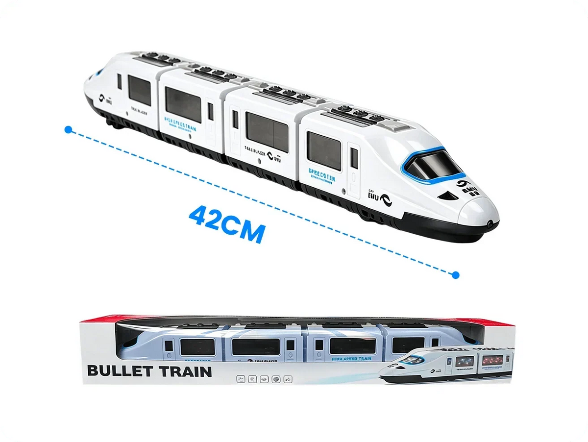 🔥 Elektryczny pociąg z oświetleniem i muzyką – idealny prezent