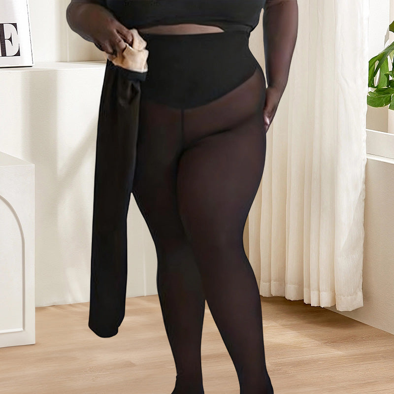 ❄️Ocieplane legginsy z pojedynczym szwem – ciepło i wyszczuplająca sylwetka✨