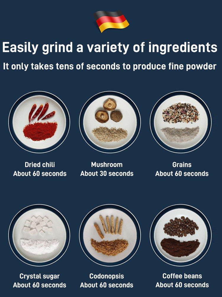 Mały młynek do proszków do użytku domowego