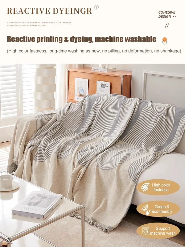 Odwracalny pokrowiec na sofę Chenille