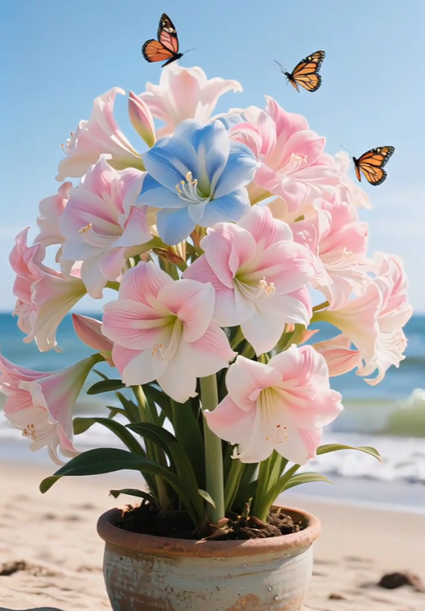 Cebule amarylisów perfumowanych o podwójnych płatkach