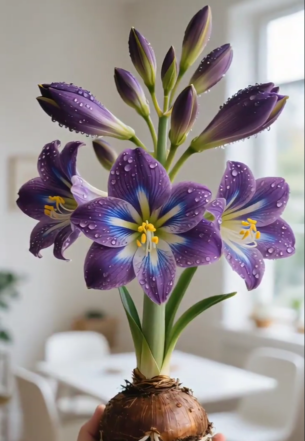 Cebule amarylisów perfumowanych o podwójnych płatkach