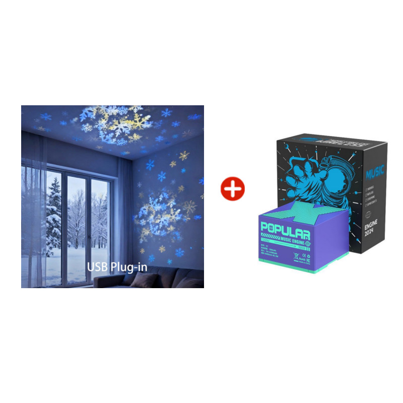 ✨Dynamicznie obracająca się lampa projekcyjna LED