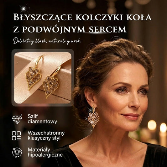 ✨ Błyszczące kolczyki w serduszka – eleganckie i na każdą okazję