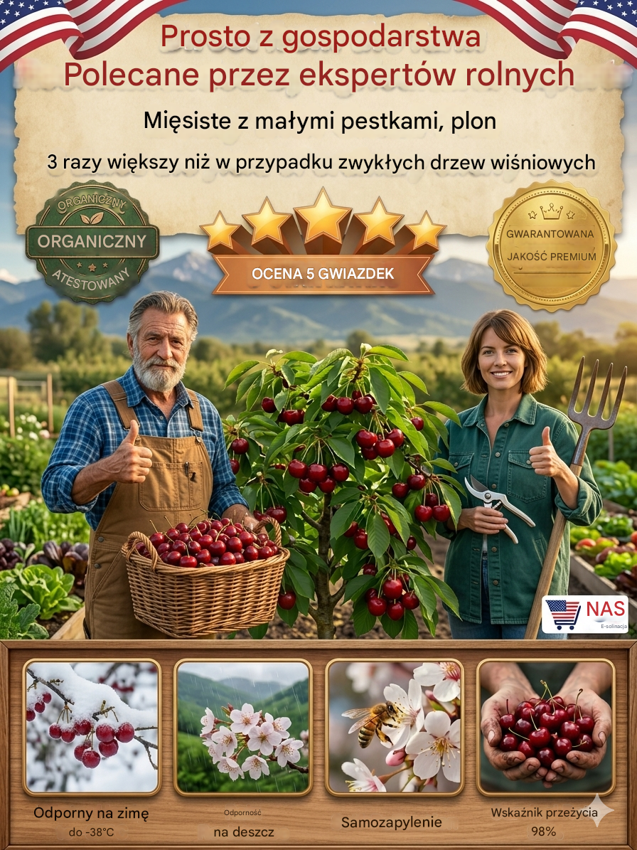 【Świeżo zebrane】karłowe sadzonki wiśni
