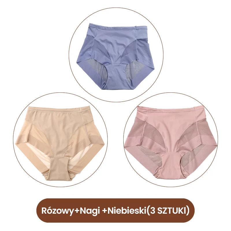 🔥Kup 2 i Otrzymaj 1 za Darmo🔥Damski Bezszwowy Zestaw Majtek Kształtujących O Wysokiej Talii
