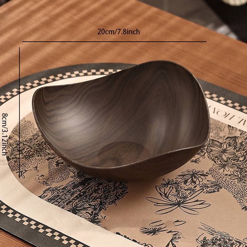 Uchwyt na kran z orzecha włoskiego, aluminiowy, bez wiercenia: pusty odpływ, mocny i trwały