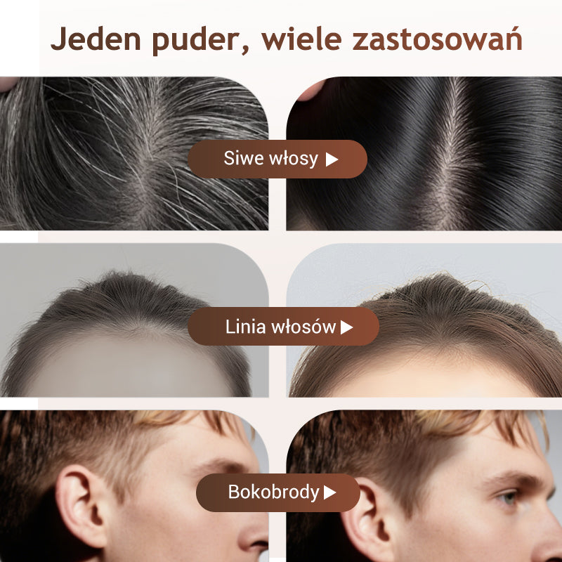 Puder do włosów  (do wszystkich kolorów włosów)