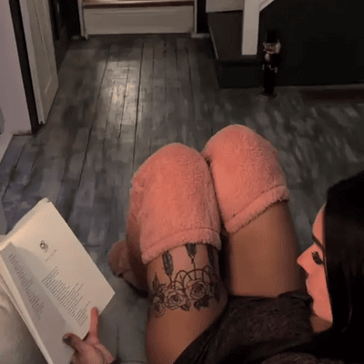 Podkolanówki z puchu gęsiego na święta