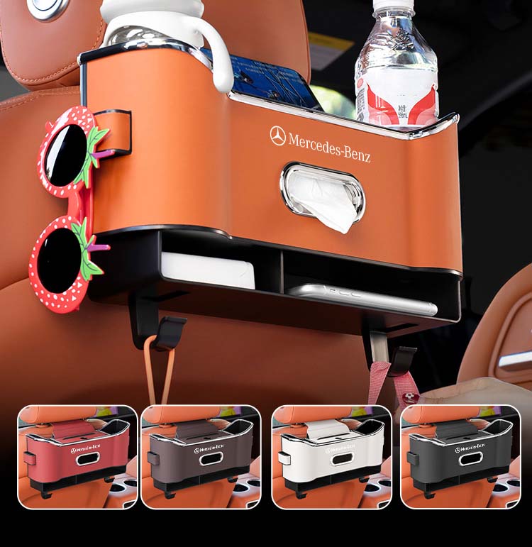 Wielofunkcyjny schowek na oparcie fotela samochodowego
