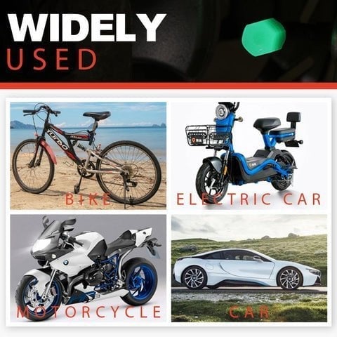 FLUORESCENCYJNE NAKRĘTKI NA WENTYLE OPON