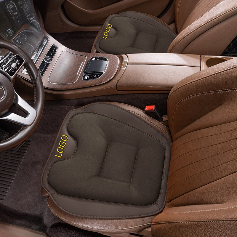 Nowa poduszka na siedzenie samochodowe 2025, letnia, jedwabista, chłodna, wykonana ze skóry nappa, zapobiegającej zanieczyszczeniom, wysokiej jakości, wentylowana i oddychająca przez cały rok