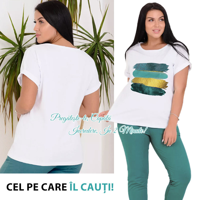 💥🍃 Elegancki, swobodny, dwuczęściowy komplet – wygodny i stylowy ✨