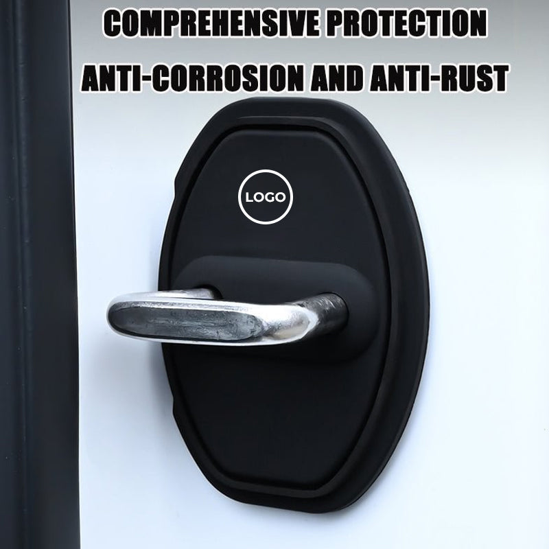 Osłona ochronna silikonowa na zatrzask drzwi samochodu (4 szt.)