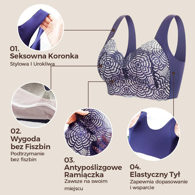 ✨Kup 1 i otrzymaj 1 gratis - 💟Koronkowe biustonosze rozmiar ekstra