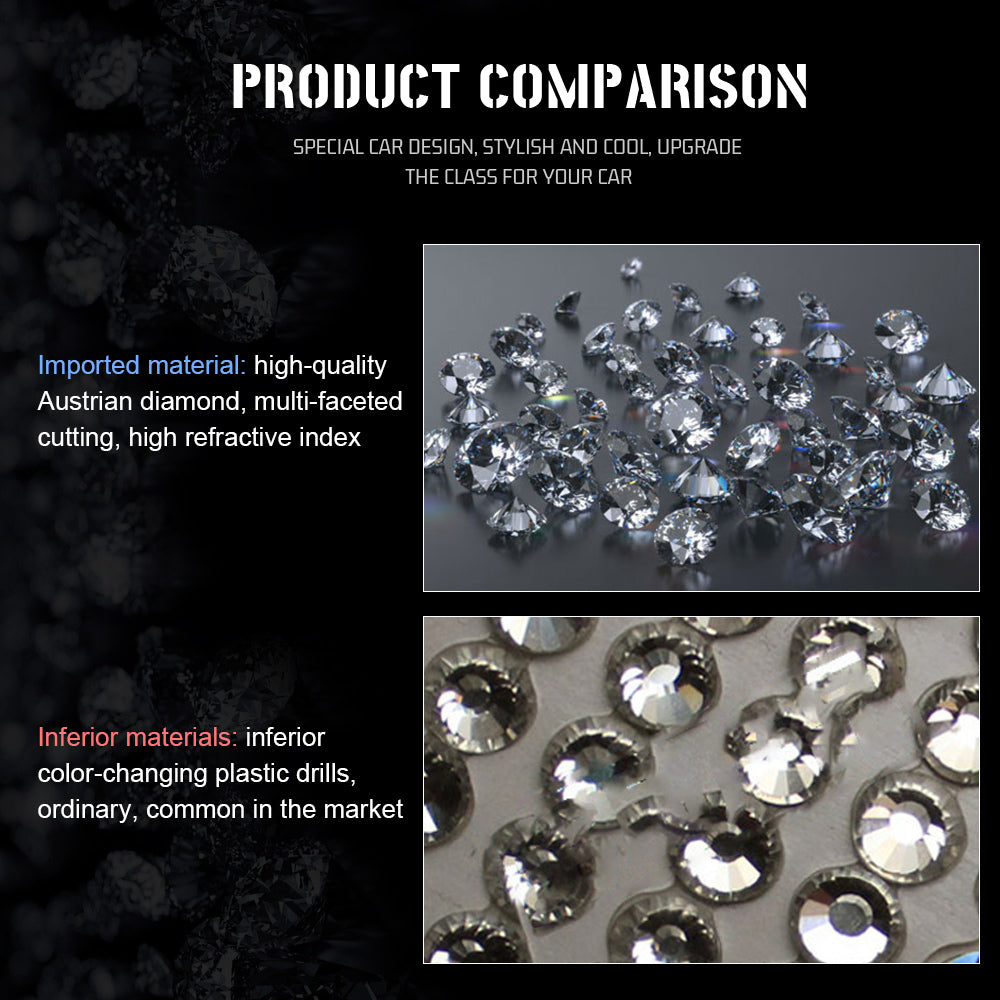 Naklejka kryształowa na kierownicę