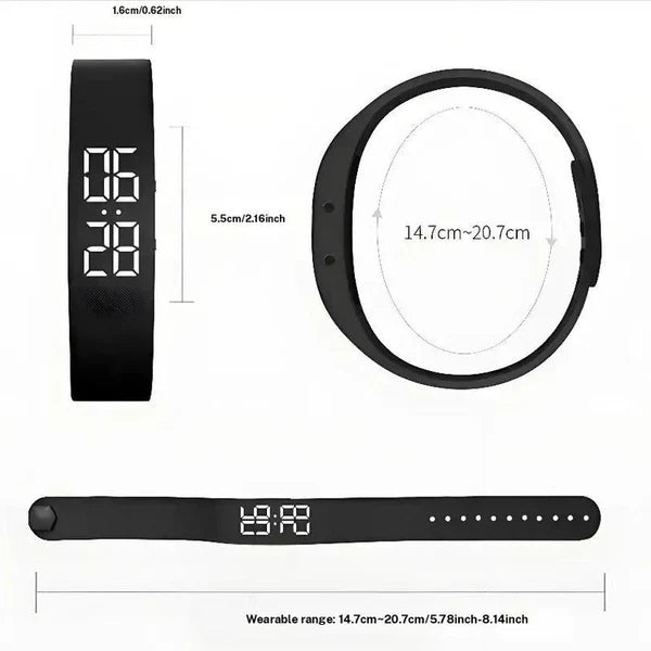 ⌚ TERAZ 50% TANIEJ! ❤️ Inteligentna bransoletka do zarządzania zdrowiem – tracker fitness, pulsometr i krokomierz 🏃