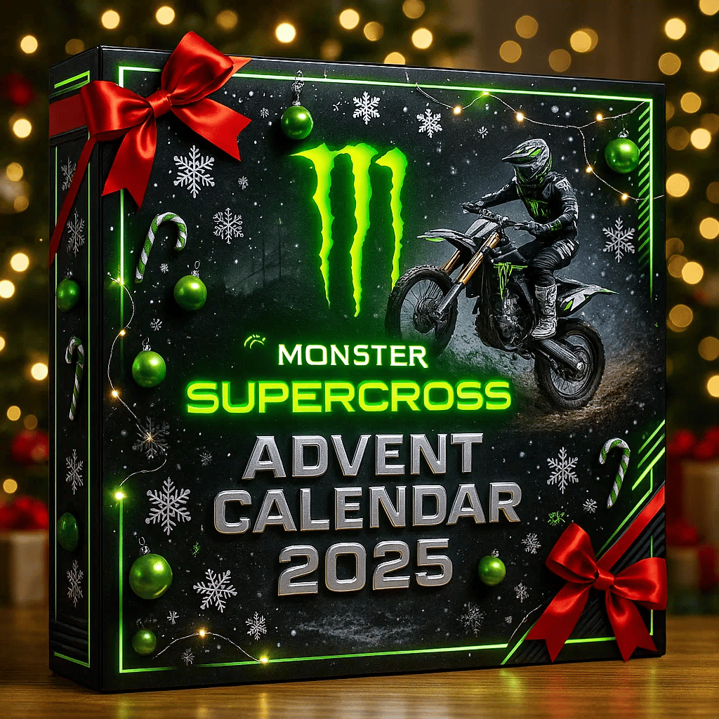 🔥Limitovaná edice, zbývá už jen 100 sad! - 🏍️Adventní kalendář Monster Energy Supercross 2025