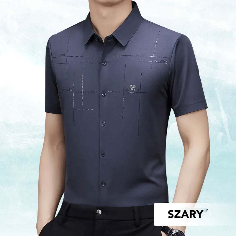 🔥GORĄCA WYPRZEDAŻ 49% 🔥 Męska koszula biznesowa z lodowego jedwabiu