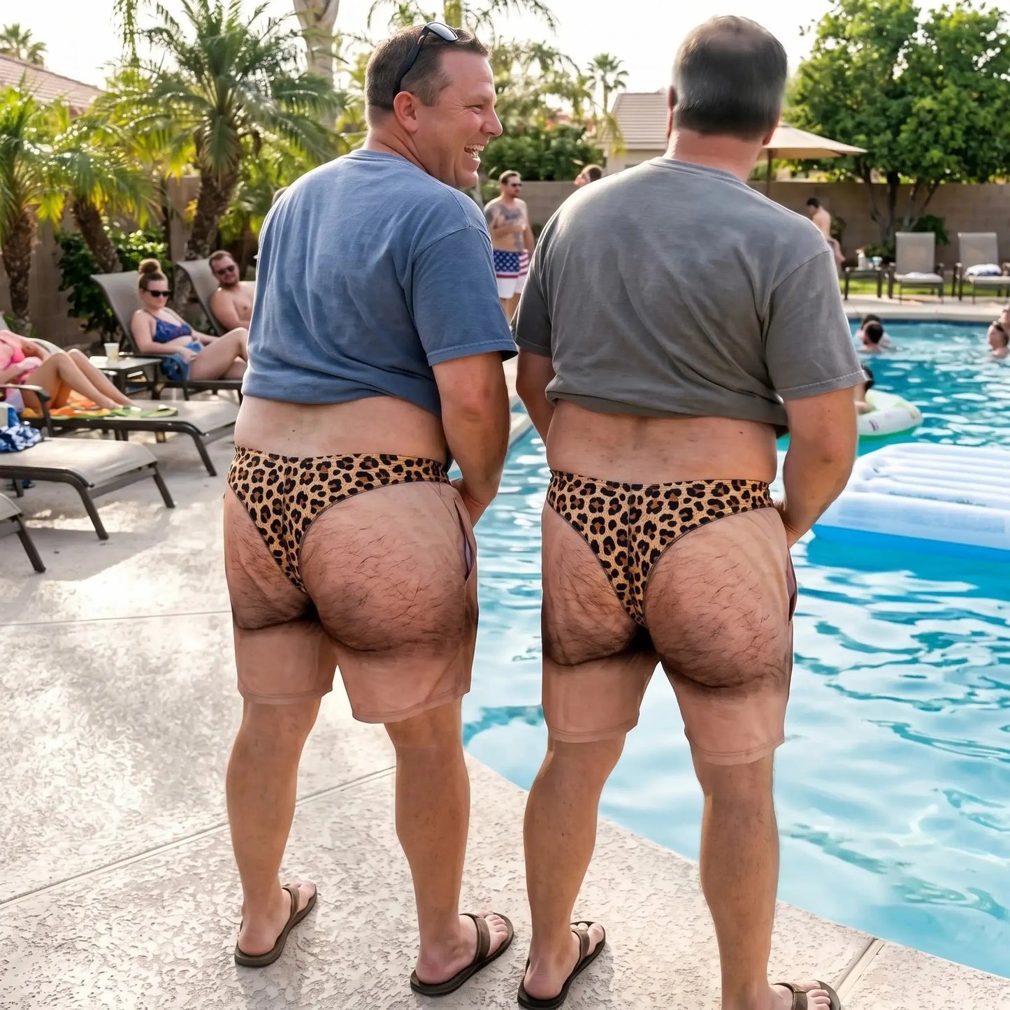 Żartobliwe kąpielówki „Cheeky Commando” – gwarantują, że ludzie obejrzą się za Tobą dwa razy!