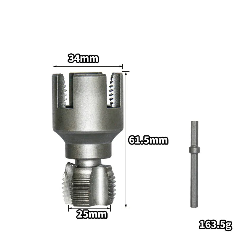 🔧Uszkodzony gwint na rurze? Napraw go szybko!🔧 Narzędzie do gwintowania – czyszczenie i regeneracja gwintu, stal hartowana, wysoka trwałość – dla majsterkowiczów i profesjonalistów! 🚰