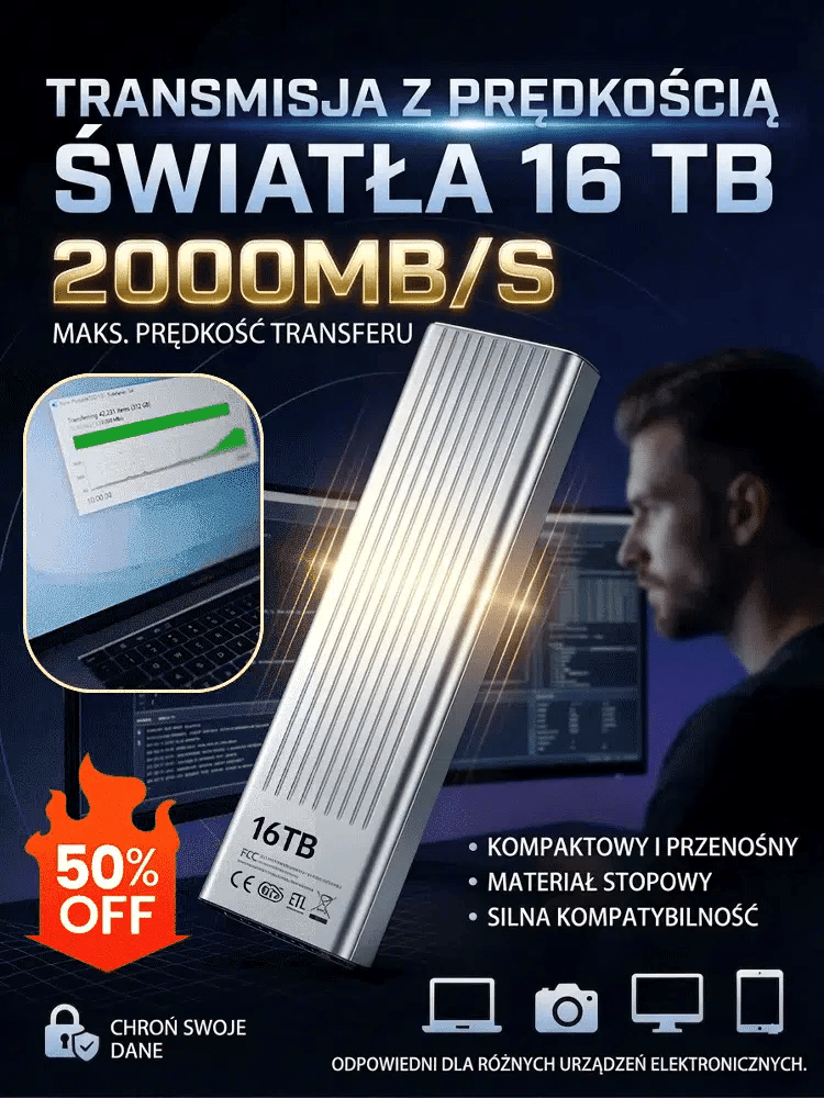 Przenośny szybki dysk SSD