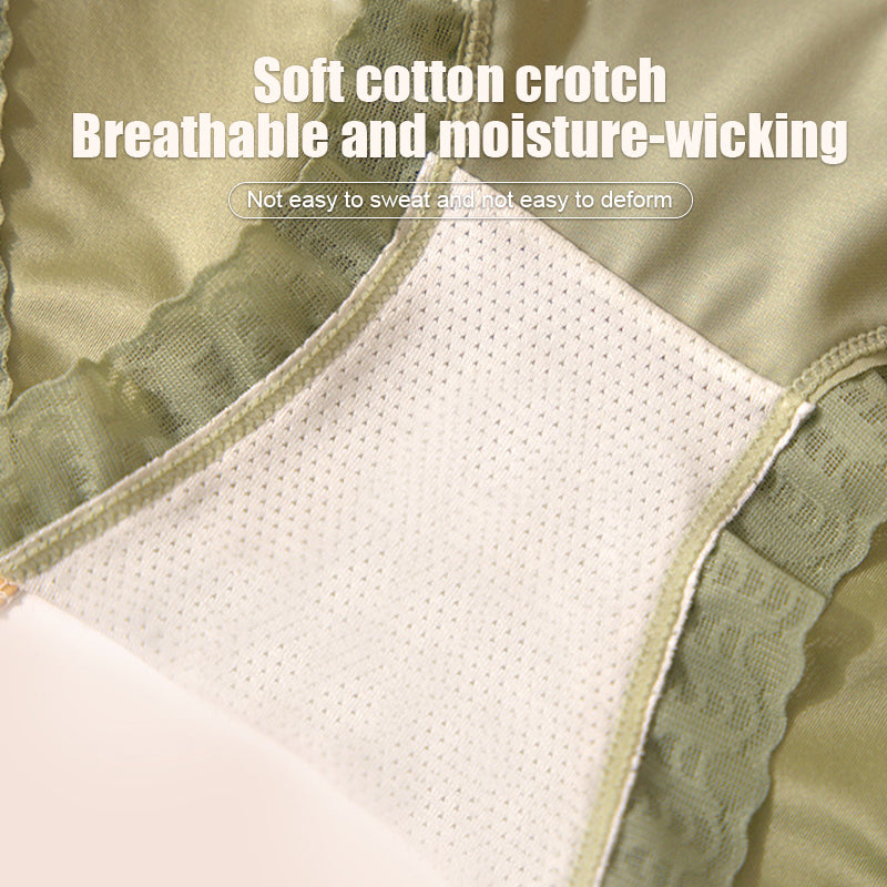 【🌷Kup 1 i otrzymaj 2 gratis】Seksowne bezszwowe majtki z jedwabiu podnoszące biodra z kontrolą brzucha