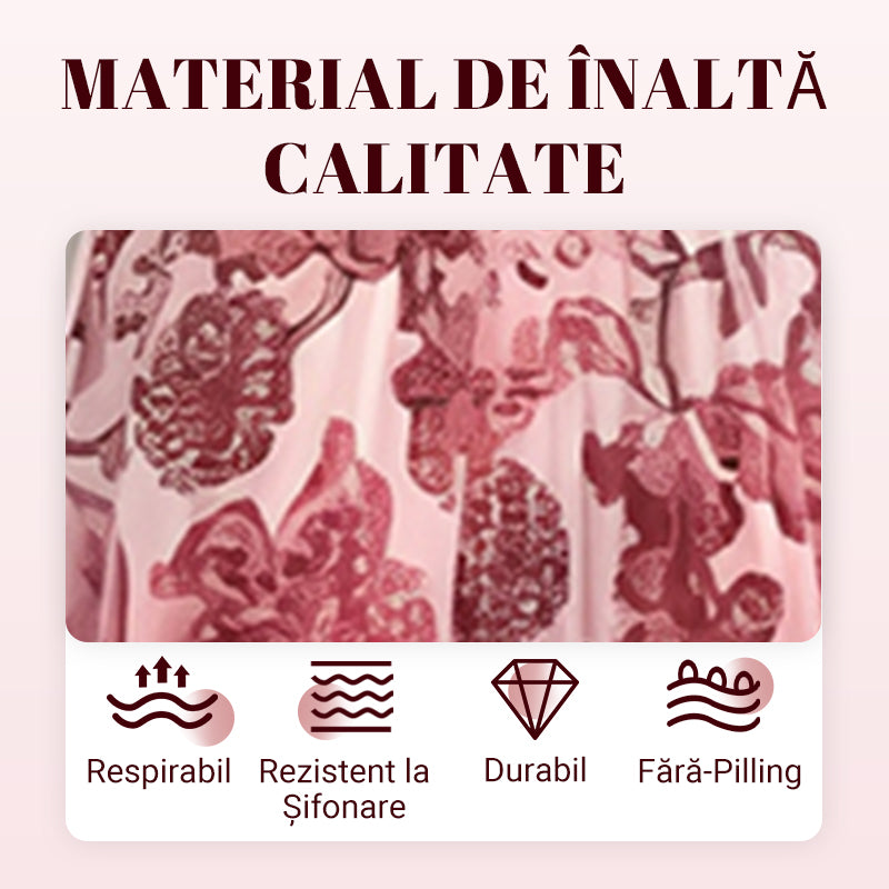 🔥Bluzka z okrągłym kołnierzykiem i spódnica w paski