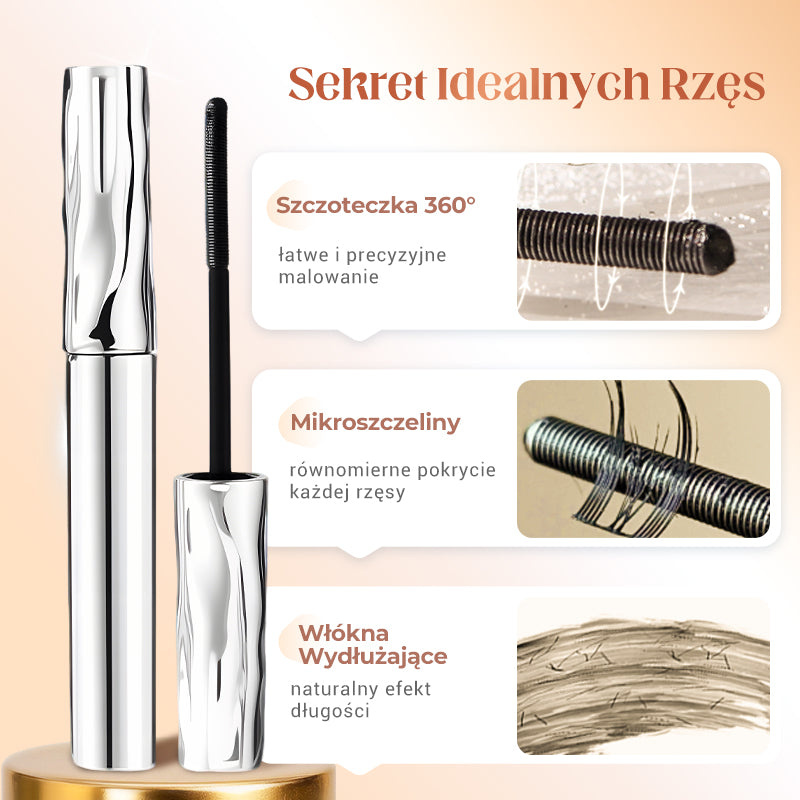 🔥Kup 1 otrzymaj 2 gratis✨Wodoodporny tusz do rzęs z włóknami