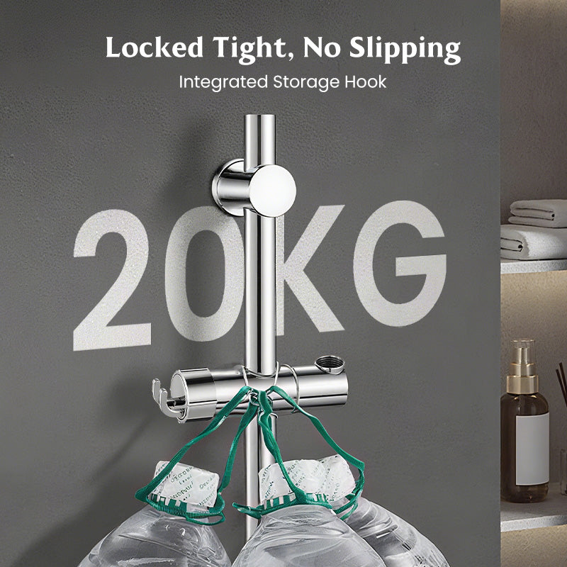 🔥Najłatwiejszy w użyciu🔥Drążek prysznicowy i głowica prysznicowa, które można zamontować bez użycia narzędzi.