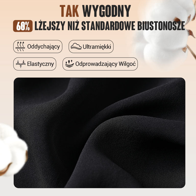 💝Biustonosz Bezprzewodowy z Zapięciem z Przodu dla Kobiet