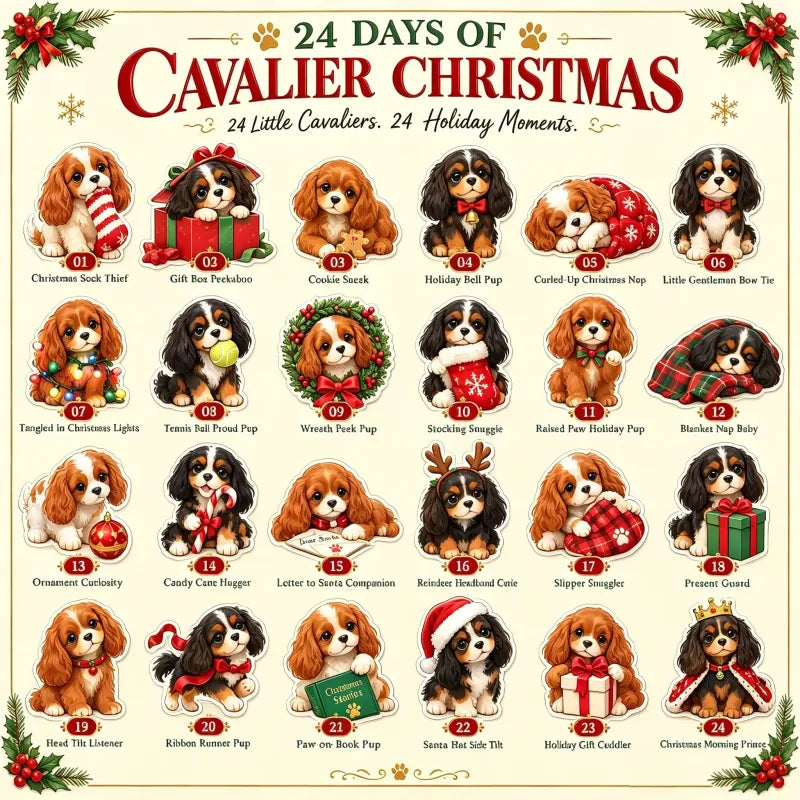 🐶 24-dniowy kalendarz adwentowy Cavalier 2026 – 24 kolekcjonerskie niespodzianki Cavalier